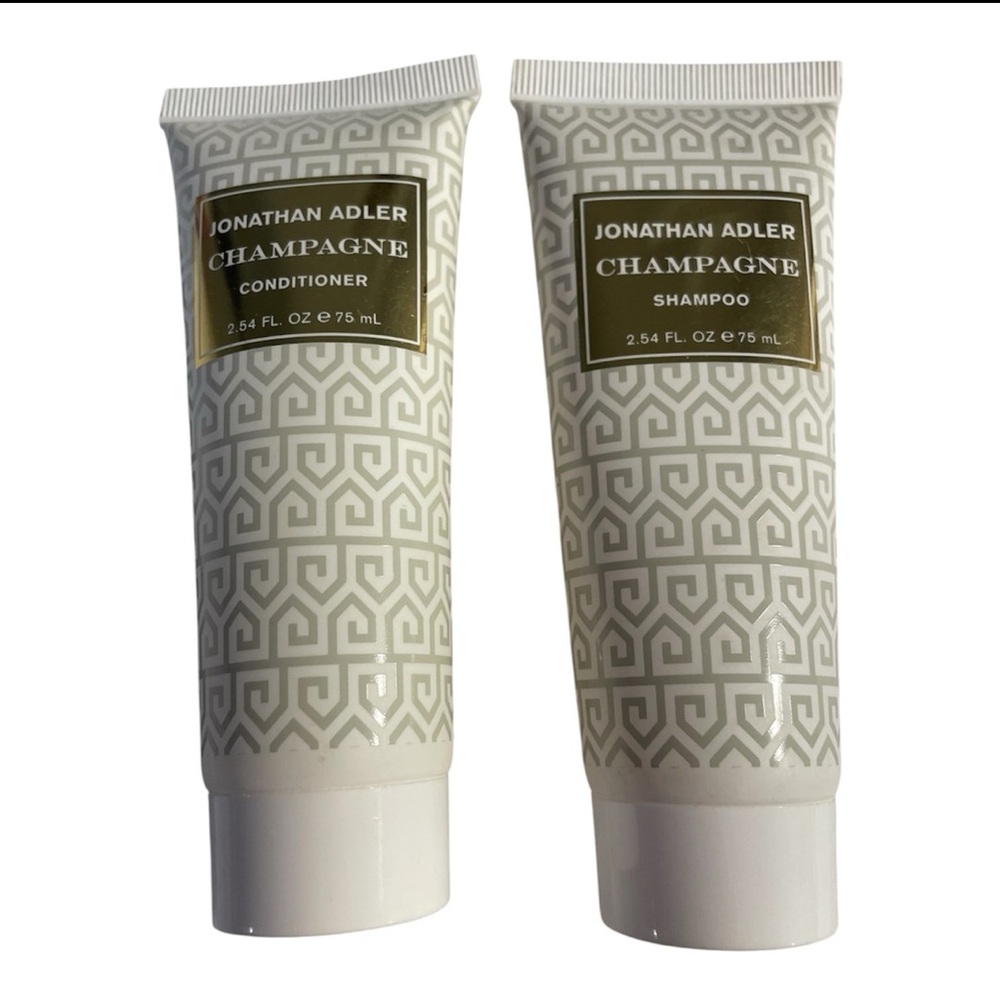 Jonathan Adler Champagne Luxury Shampoo & Conditioner 2.5oz NEW Cassis Violet